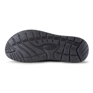 Pánske šľapky z eko kože na suchý zips hnedé