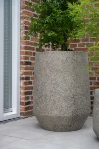 Kvetináč Harith High, sivý diorit, viac veľkostí - Pottery Pots Velikost: S - ⌀ 40, v. 48 cm