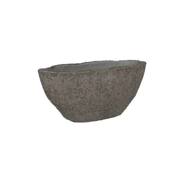 Kvetináč Mt. Verita, sivý diorit, viac veľkostí - Potterypots Velikost: M - 65,5 x 29 x 24,5 cm