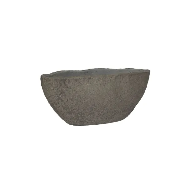 Kvetináč Mt. Verita, sivý diorit, viac veľkostí - Potterypots Velikost: S - 55 x 23,5 x 21 cm