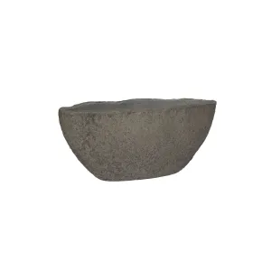 Kvetináč Mt. Verita, sivý diorit, viac veľkostí - Potterypots Velikost: S - 55 x 23,5 x 21 cm
