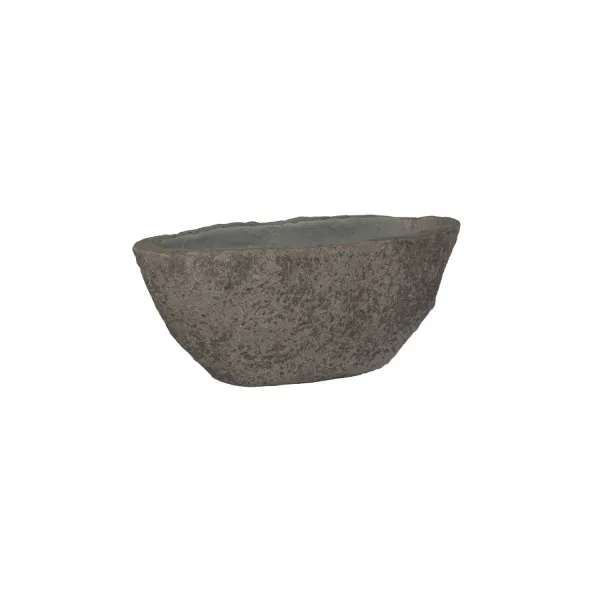 Kvetináč Mt. Verita, sivý diorit, viac veľkostí - Potterypots Velikost: S - 55 x 23,5 x 21 cm