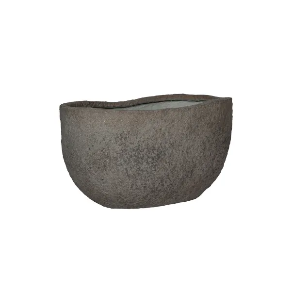 Kvetináč Mt. Hunter, sivý diorit, viac veľkostí - Pottery Pots Velikost: L - 80 x 47 x 40 cm