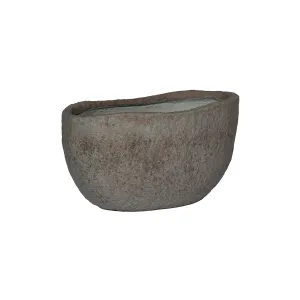 Kvetináč Mt. Hunter, sivý diorit, viac veľkostí - Pottery Pots Velikost: L - 80 x 47 x 40 cm