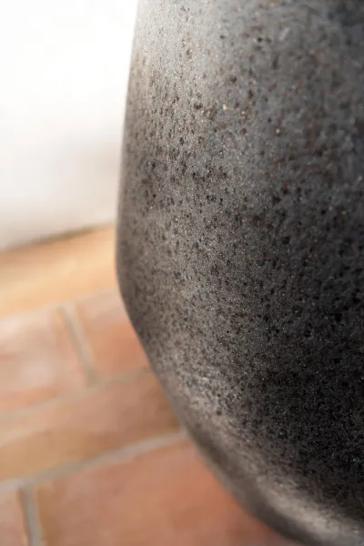 Kvetináč Harley, sivý diorit, viac veľkostí - Potterypots Velikost: S - ⌀ 36, v. 32 cm