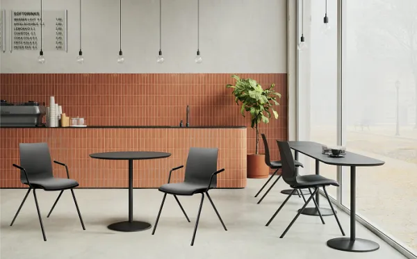 LD SEATING Konferenčná stolička EVO 011-N5,BR antracitová podnož