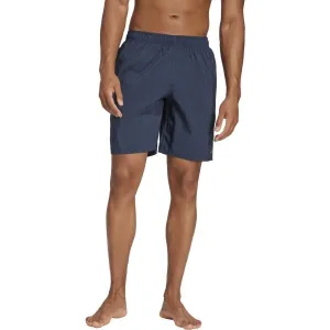 adidas SOLID CLX CLASSIC-LENGTH Pánske kúpacie šortky, tmavo modrá, veľkosť