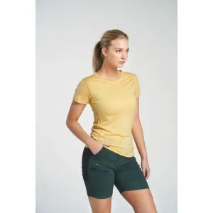 Devold BREEZE MERINO 150 T-SHIRT Dámske tričko, žltá, veľkosť