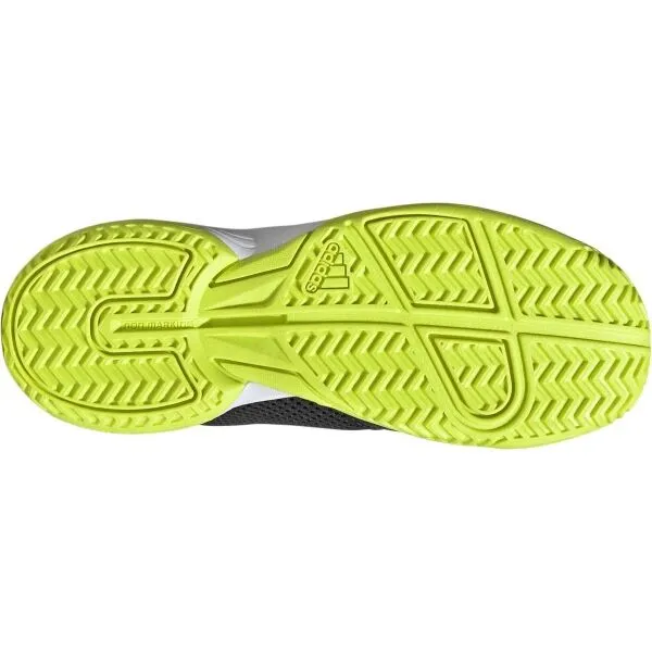 adidas COURTFLASH K Detská tenisová obuv, čierna, veľkosť 36