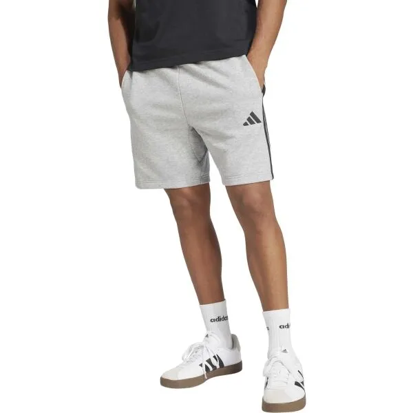 adidas ESSENTIALS 3-STRIPES SHORTS Pánske kaťasy, sivá, veľkosť