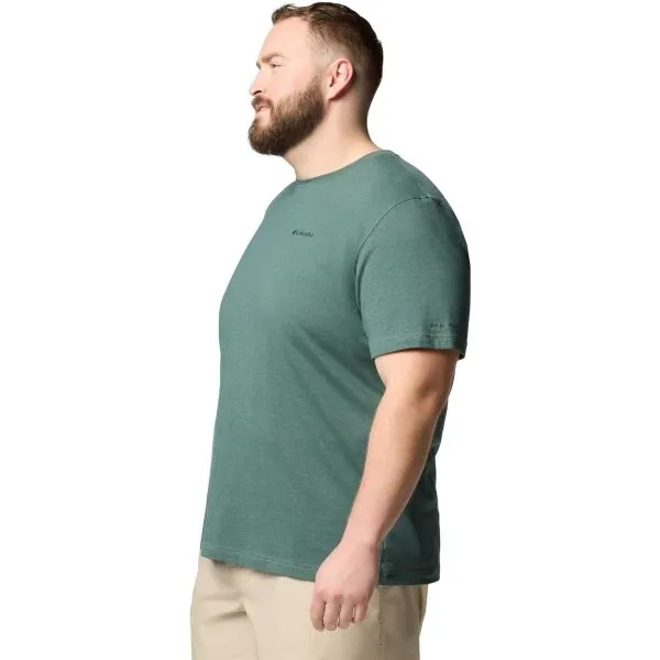 Columbia THISTLETOWN HILLS SHORT SLEEVE Pánske outdoorové tričko, zelená, veľkosť