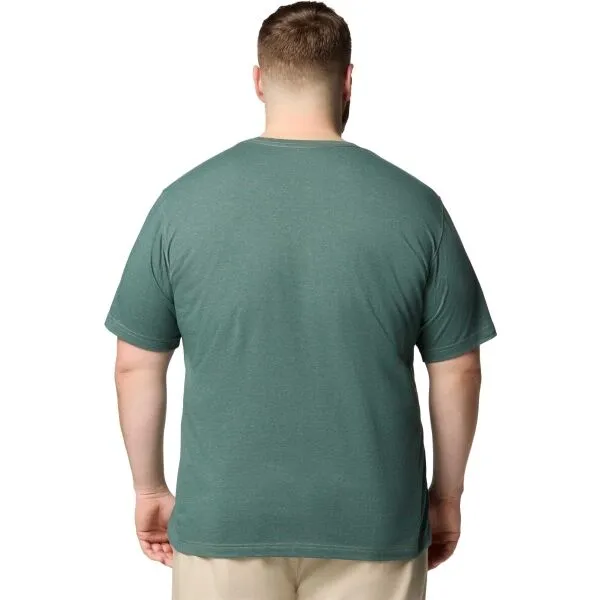 Columbia THISTLETOWN HILLS SHORT SLEEVE Pánske outdoorové tričko, zelená, veľkosť