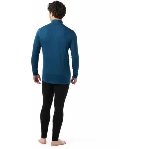Smartwool CLASSIC A-S MERINO BL 1/4 ZIP Pánske spodné tričko, tmavo modrá, veľkosť