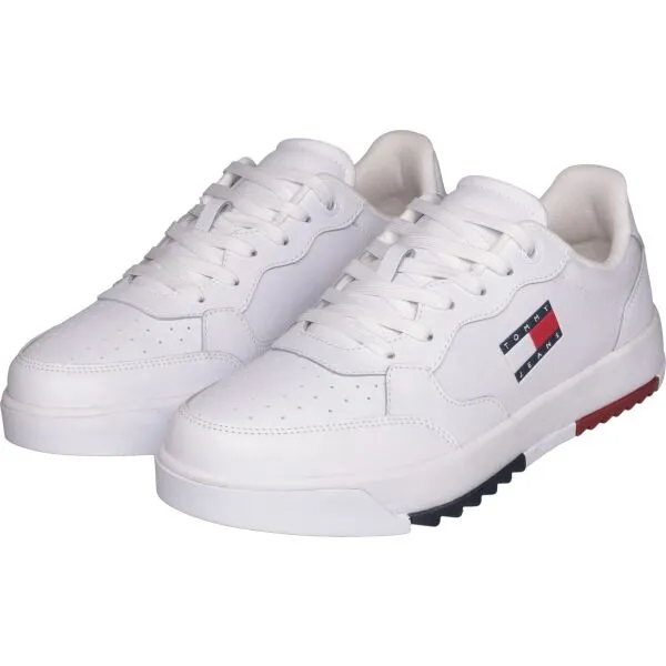 Tommy Hilfiger RETRO BASKET ESSENTIAL Pánske tenisky, biela, veľkosť