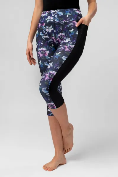 LELOSI Legíny AirMesh capri Voavah MEDIUM
