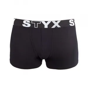 3PACK detské boxerky Styx športová guma čierne (3GJ96012) 6-8 let, trenky