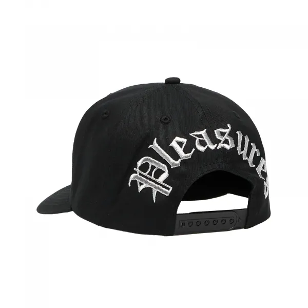 Pleasures Throwback Snapback "Black" (P25SP079-BLACK)