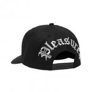 Pleasures Throwback Snapback "Black" (P25SP079-BLACK)