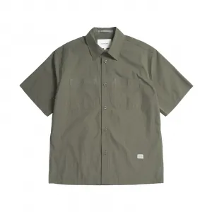 Norse Project Ivan Tech Poplin SS Shirt "Ivy Green" (N40-0826-8098)