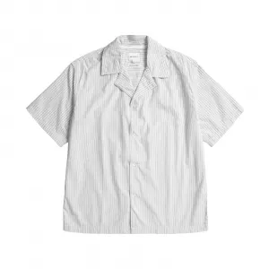 Norse Project Mads Poplin Stripe SS "Ecru" (N40-0831-0957)