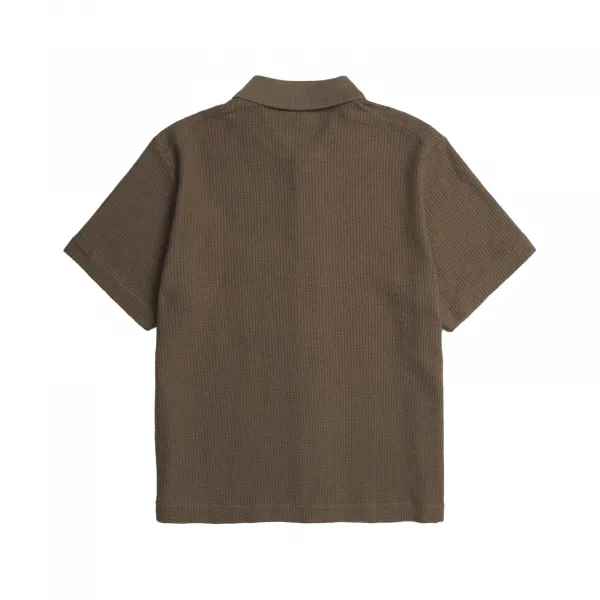 Norse Project Gustav Crochet Jersey Shirt "Chestnut" (N01-0683-2033)