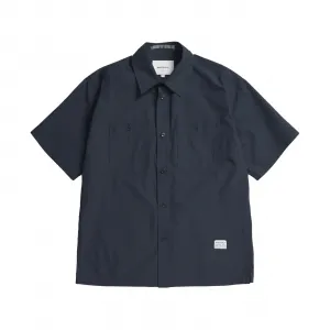 Norse Project Ivan Tech Poplin SS Shirt "Dark Navy" (N40-0826-7004)