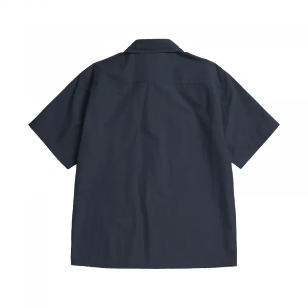 Norse Project Ivan Tech Poplin SS Shirt "Dark Navy" (N40-0826-7004)
