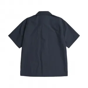 Norse Project Ivan Tech Poplin SS Shirt "Dark Navy" (N40-0826-7004)