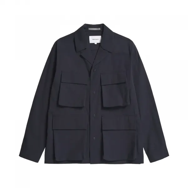 Norse Project Mads Travel Light Overshirt "Dark Navy" (N50-0269-7004)