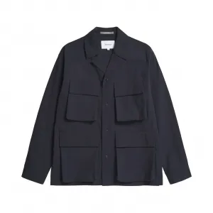 Norse Project Mads Travel Light Overshirt "Dark Navy" (N50-0269-7004)