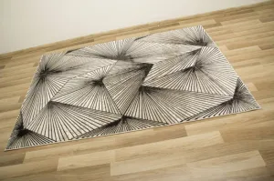 Koberec Studio E840A Geometria čierny / krémový
