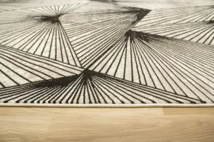 Koberec Studio E840A Geometria čierny / krémový