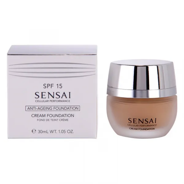 Sensai Cellular Performance Cream Foundation krémový make-up SPF 15 odtieň CF 13 Warm Beige 30 ml