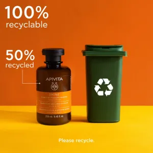 Apivita Shine Revitalizing Shampoo revitalizačný šampón pre posilnenie a lesk vlasov 250 ml