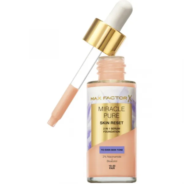 Max Factor Miracle Pure Skin Reset ošetrujúci make-up odtieň 10-30 Fair 30 ml