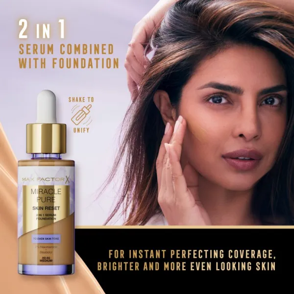 Max Factor Miracle Pure Skin Reset ošetrujúci make-up odtieň 10-30 Fair 30 ml