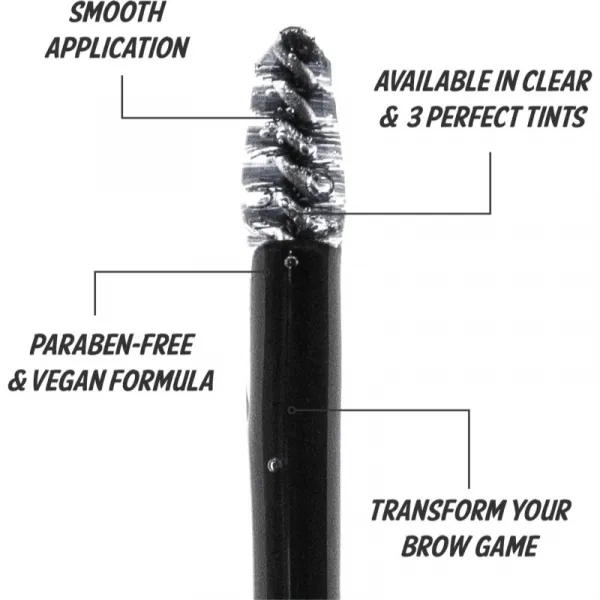 theBalm It's a Brow Time Brow Gel gél na obočie odtieň Dark Brown 3.6 ml
