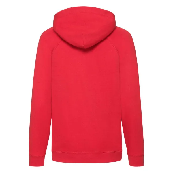 Red children's hoodie Fruit of the Loom