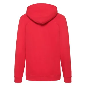 Red children's hoodie Fruit of the Loom