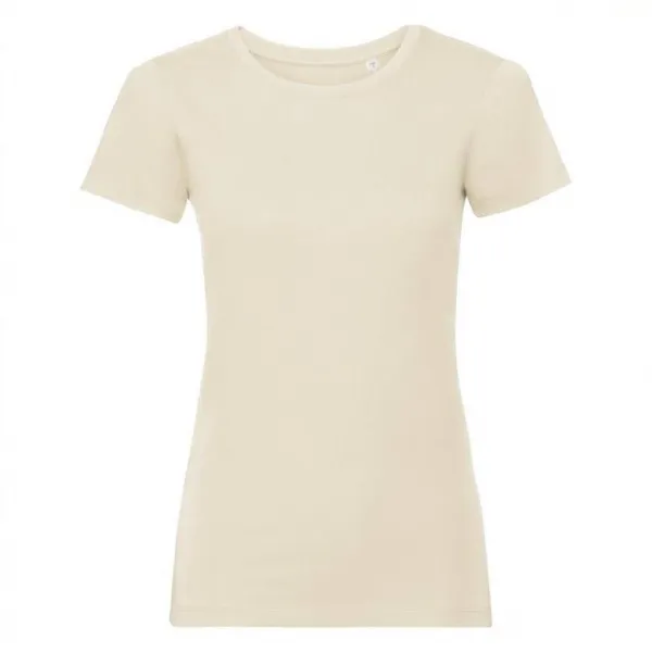 Beige women's t-shirt Pure Organic Russell