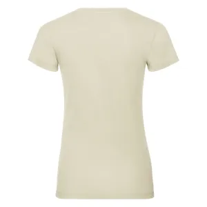 Beige women's t-shirt Pure Organic Russell