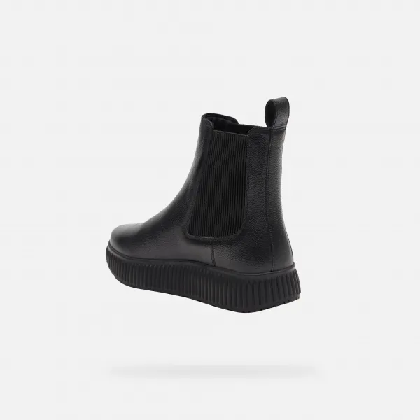 Black women's ankle boots Geox Graisy - Women's