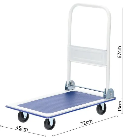 Garden Line Skládací plošinový vozík BRAKO modrý