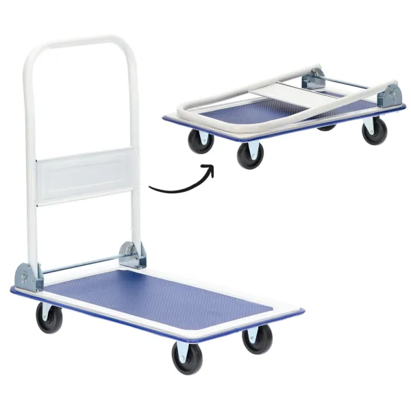 Garden Line Skládací plošinový vozík BRAKO modrý