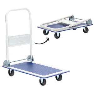 Garden Line Skládací plošinový vozík BRAKO modrý