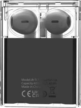 Rad Joyroom slúchadlá IceLens Bluetooth True Wireless BT 5.3, TWS, AAC, SBC, HFP, A2DP, AVRCP, s LED svetlami, čierna (JR-TC1)