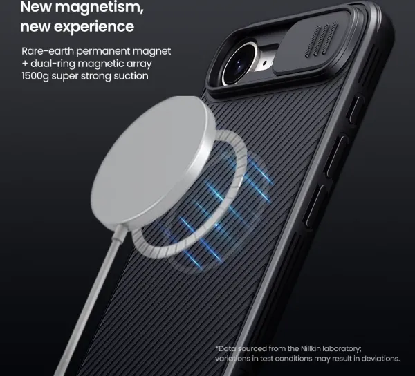 Nillkin CamShield PRO Kryt pre iPhone 16e, Čierny
