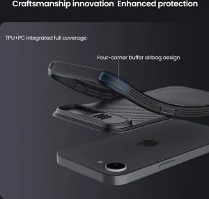 Nillkin CamShield PRO Kryt pre iPhone 16e, Čierny