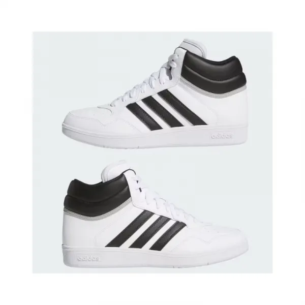 Pánska rekreačná obuv ADIDAS Hoops 4.0 Mid M cloud white core black grey two
