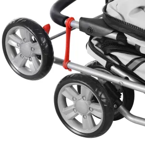 PawHut Kočárek pro psy do 10 kg a 35 cm, šedý